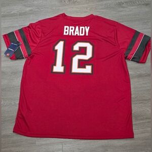 New Fanatics Tom Brady Buccaneers NFL #12 Big & Tall Mens Sz 2XL Jersey NWT